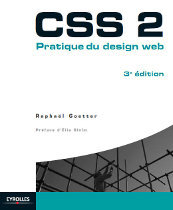 Couverture du livre CSS2 Pratique du design web